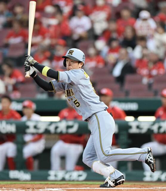 阪神・近本“猛打ショー”今季初マルチ 止まらん5戦連続安打 全打席出塁