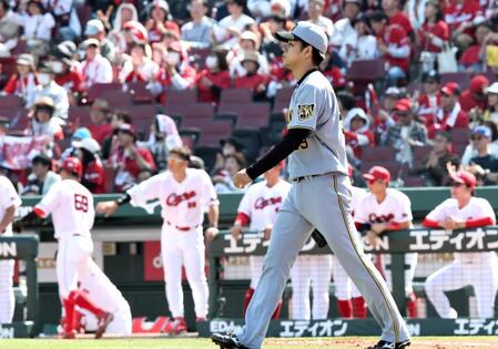 １回、先制を許す高橋（撮影・田中太一）