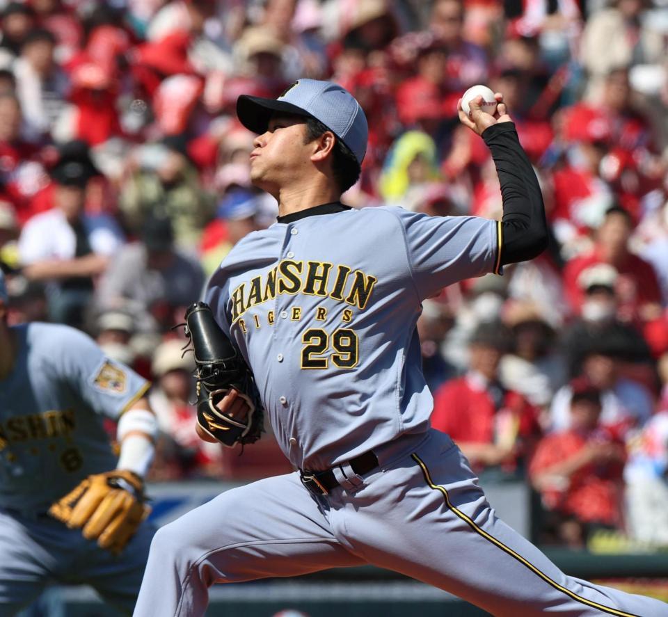 先発し力投する高橋（撮影・北村雅宏）