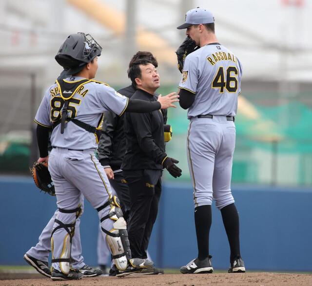 阪神２軍　助っ人右腕にアクシデント