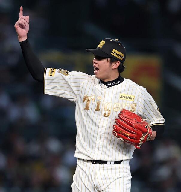 才木がセ記録に王手　七回まで15奪三振