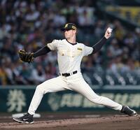 先発し力投するルーカス（撮影・山口登）