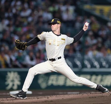 先発し力投するルーカス（撮影・山口登）