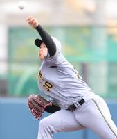 先発で登板し、好投する門別（撮影・坂部計介）