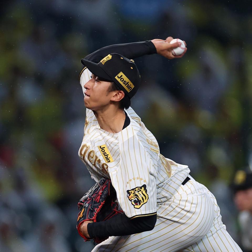 力投する先発の茨木（撮影・西田忠信）