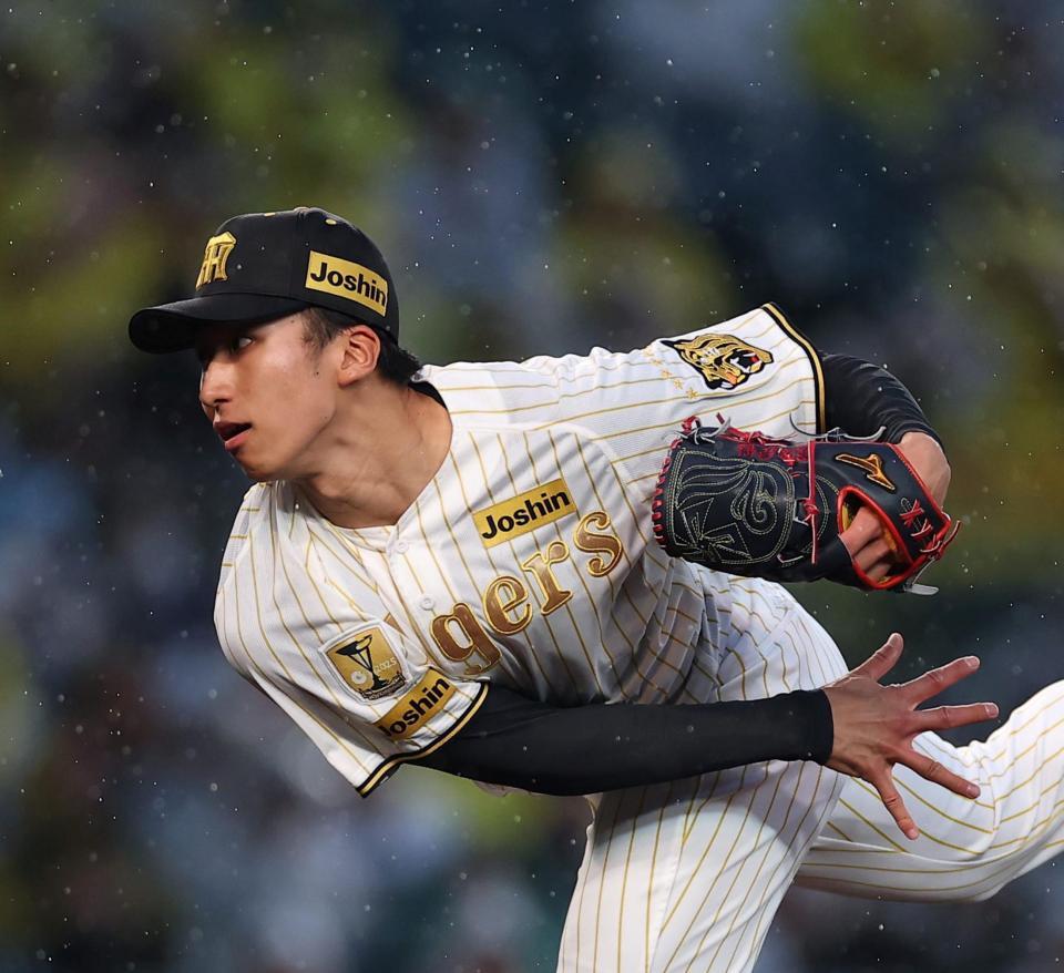 力投する先発の茨木（撮影・西田忠信）