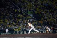 プロ初先発で力投する茨木（撮影・西田忠信）