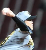 先発し力投する西勇（撮影・北村雅宏）