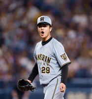 　中日打線を相手に完封勝利を挙げた高橋（撮影・西田忠信）