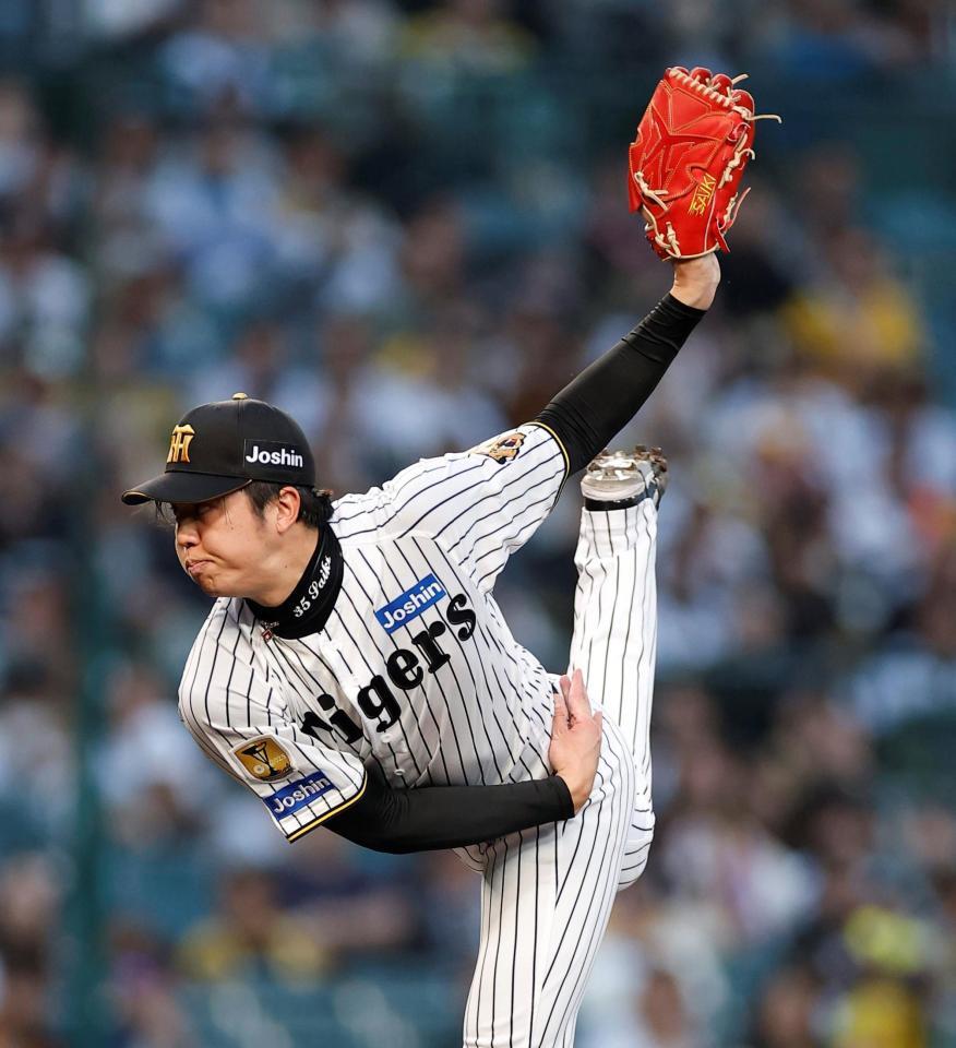 力投する先発の才木（撮影・西田忠信）