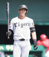 ２回、見逃し三振に倒れた立石（撮影・中田匡峻）