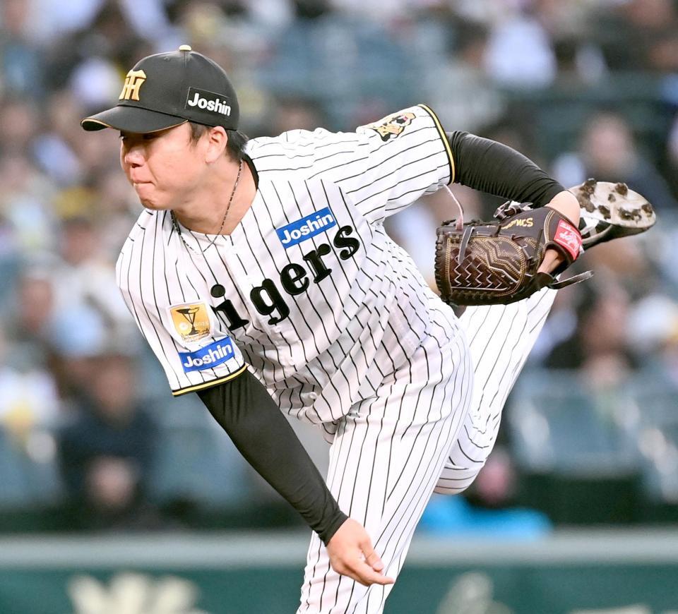 中日戦に先発した村上