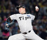 　９回を無失点で締めた岩崎（撮影・西田忠信）