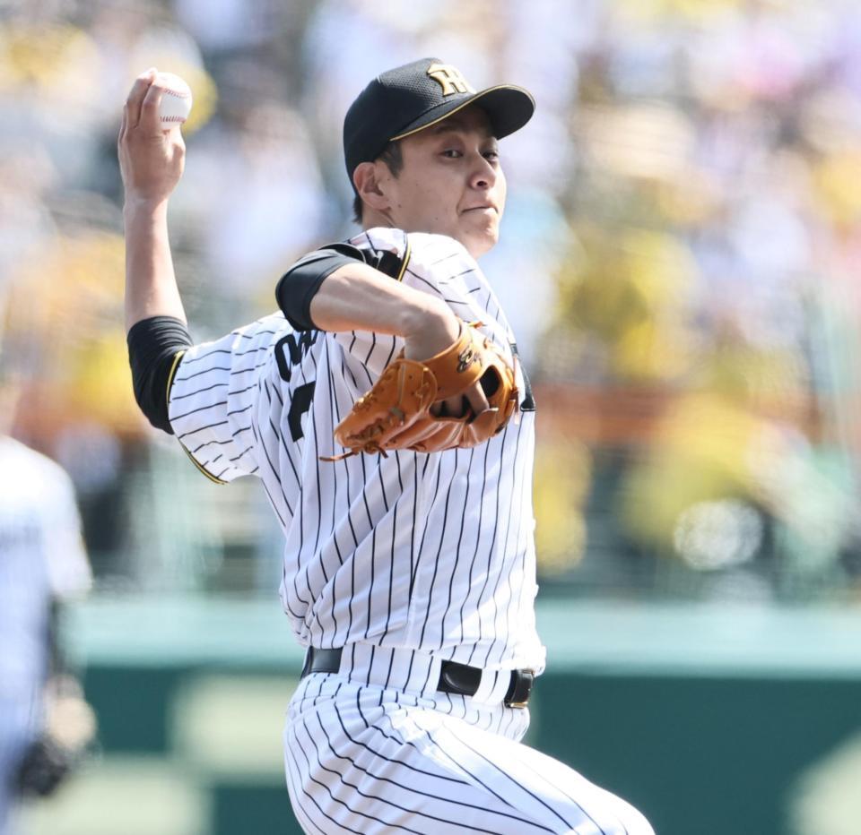 先発し、投げ込む大竹（撮影・田中太一）