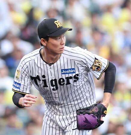 ７回、高橋を二ゴロに仕留める湯浅（撮影・西田忠信）