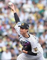 　７回を無失点に抑えた湯浅