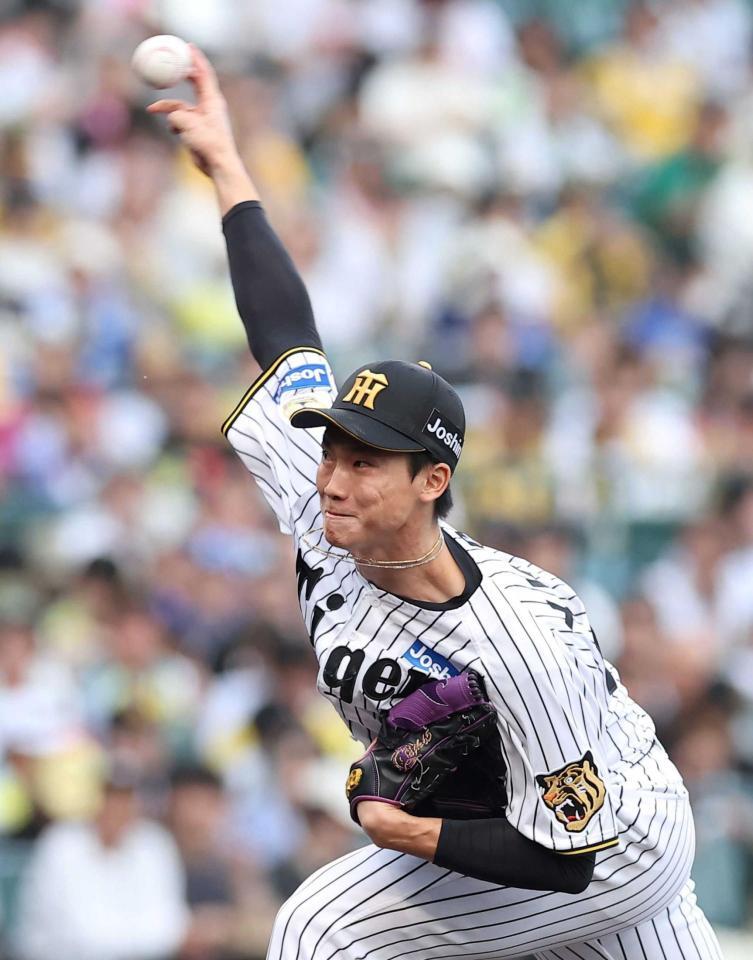 　７回を無失点に抑えた湯浅