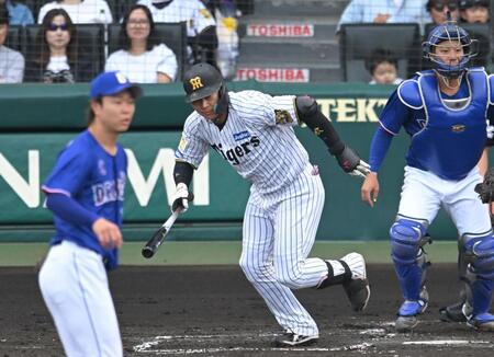 １回、大山の内野ゴロで３点目を奪う（撮影・飯室逸平）