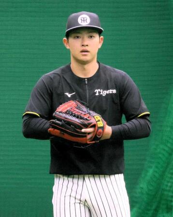 　２軍残留練習に合流した中川