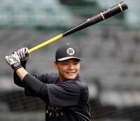 １軍の全体練習に合流した小野寺（撮影・西田忠信）