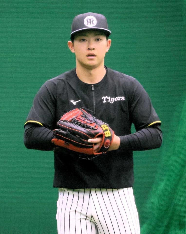 　２軍残留練習に合流した中川