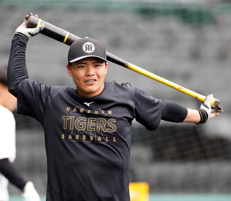 １軍の全体練習に合流した小野寺（撮影・西田忠信）