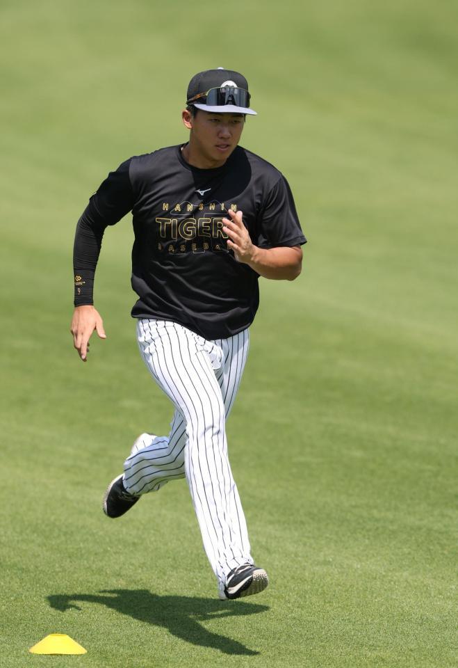 ダッシュをする立石（撮影・中田匡峻）