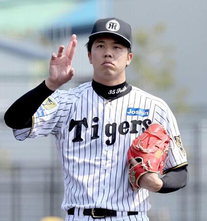 　３日巨人戦での先発が見込まれる才木