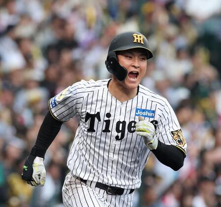 ７回、適時打を放ち声を上げる高寺（撮影・西田忠信）