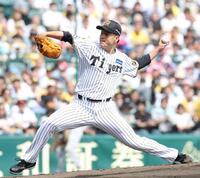 力投する先発の大竹（撮影・西田忠信）