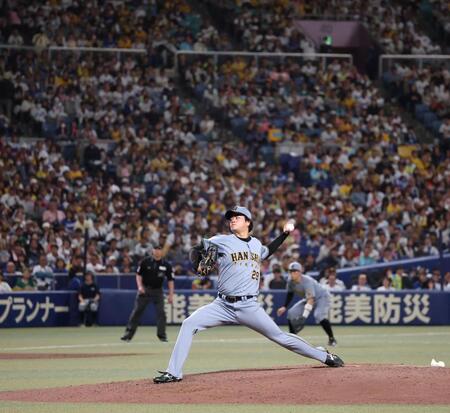 ７回、力投する高橋（撮影・西田忠信）