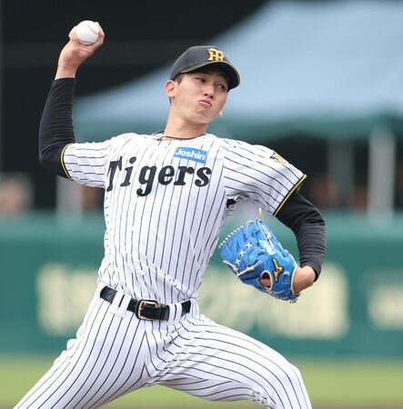 ５回、力投する先発投手の今朝丸（撮影・中田匡峻）