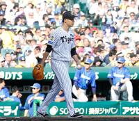 ８回、蝦名に同点打を許した大竹（撮影・西田忠信）