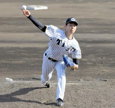 　ライブＢＰに登板する下村（撮影・金居みつよし）