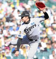 ６回、力投する才木（撮影・西田忠信）