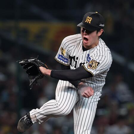 ７回、モンテロに中前打を許す石黒（撮影・西田忠信）