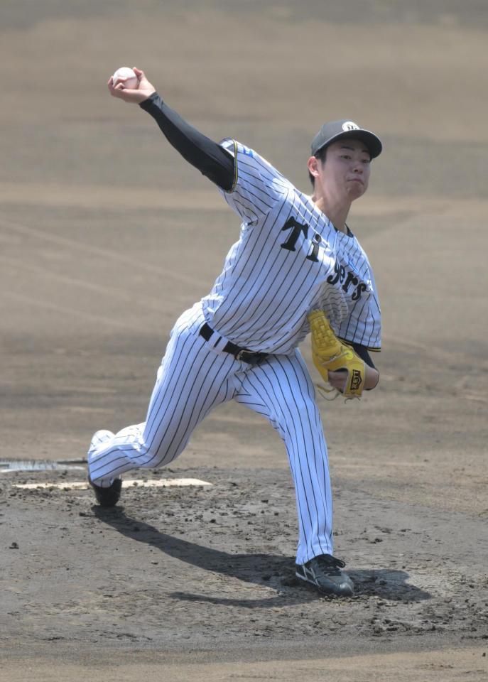 二度目のライブＢＰに登板した下村（撮影・金居みつよし）