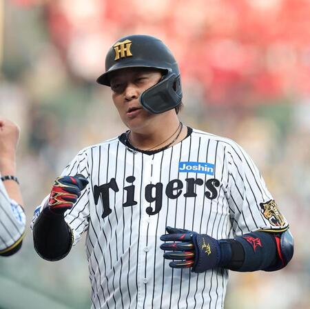 １回、右前打を放った大山（撮影・西田忠信）