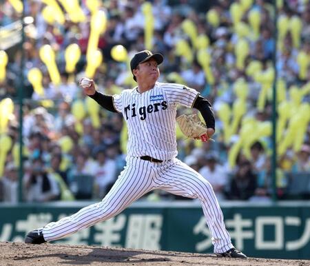 先発し力投する村上（撮影・山口登）