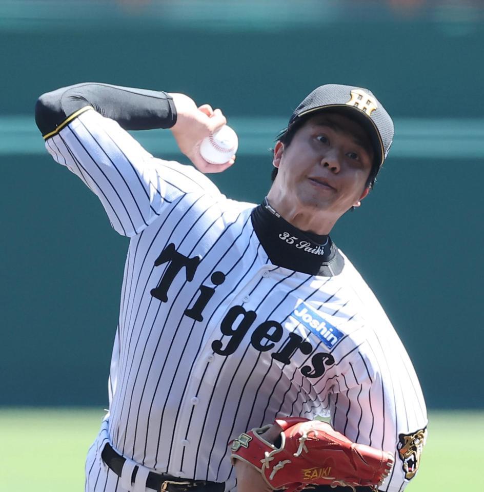 力投する先発の才木（撮影・西田忠信）