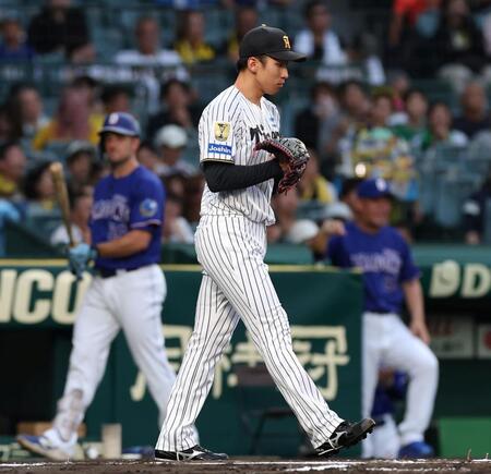 １回、板山に先制打を許した茨木（撮影・西田忠信）