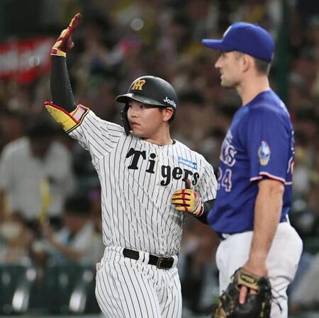 ７回、適時打を放った嶋村（撮影・田中太一）