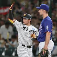７回、適時打を放った嶋村（撮影・田中太一）