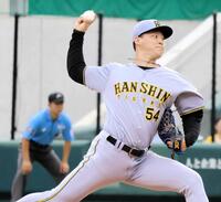 ２回、力投する阪神先発の木下