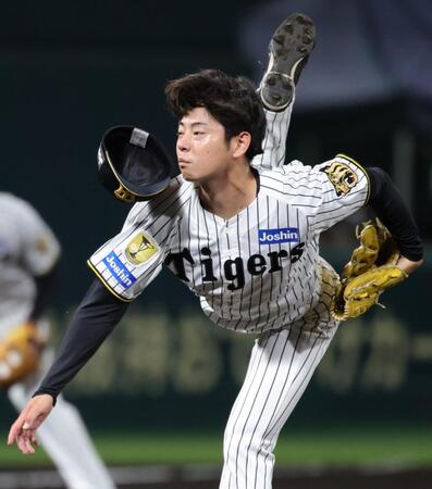 プロ初登板を果たした下村（撮影・坂部計介）