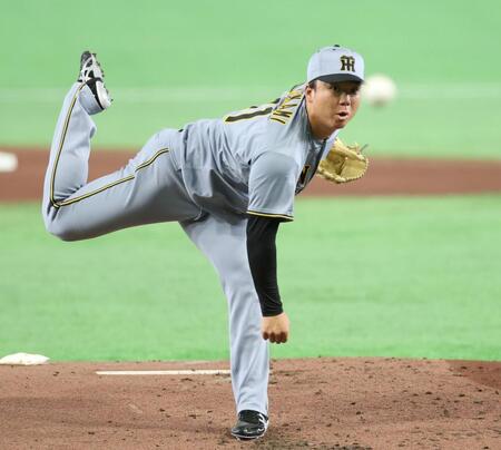 力投する先発の村上（撮影・伊藤笙子）