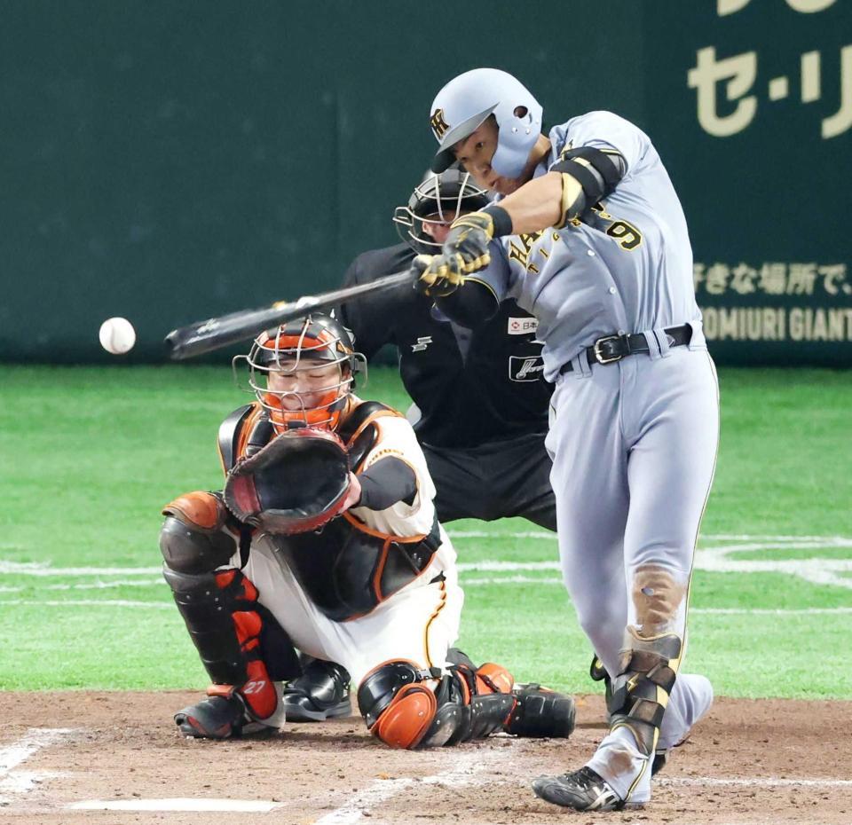 　３回、中前打を放つ立石