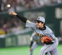 力投する先発の才木（撮影・伊藤笙子）