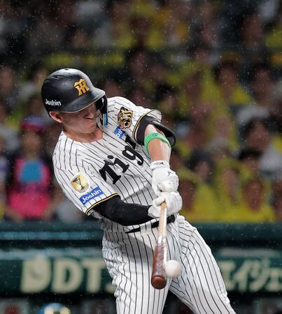 ６回、代打で来日初安打を放つディベイニー撮影・西田忠信）