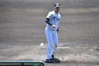 シート打撃に登板した下村